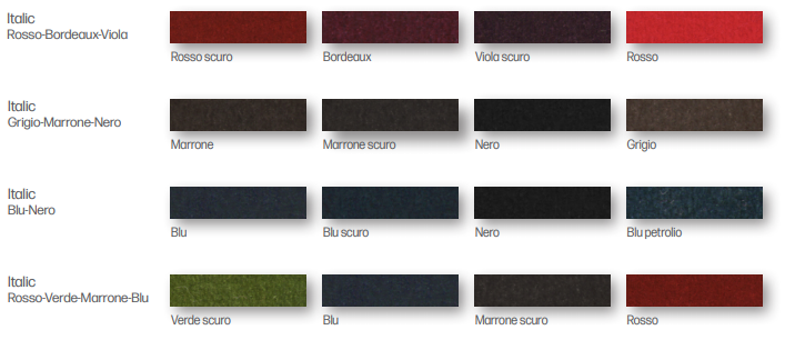 colori Poltrona Italic Driade